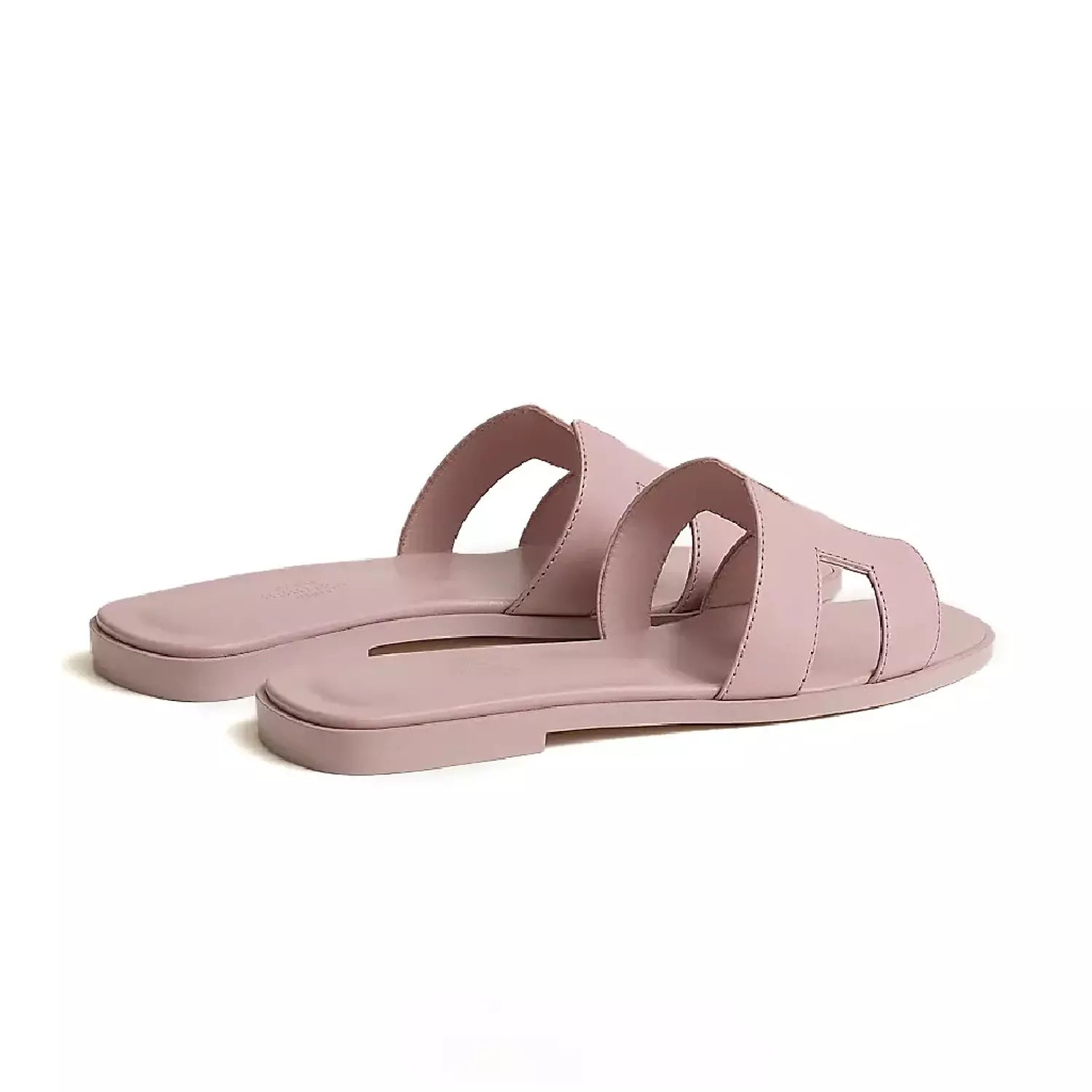 Hermes Oran Sandal Rose cancan