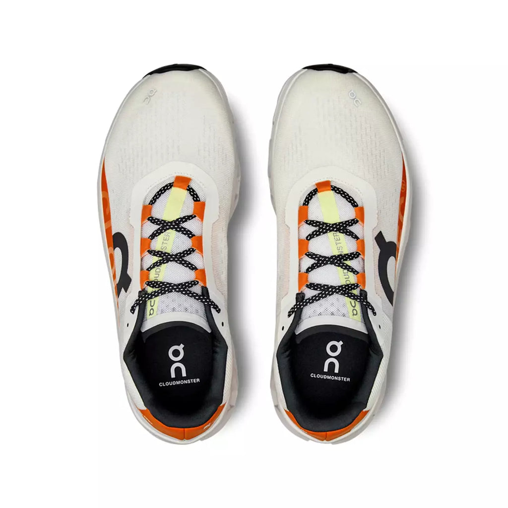 On Running Cloudmonster Undyed/White/Flame