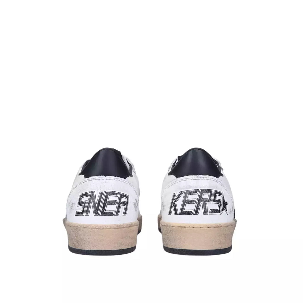 Golden goose Ball-star low - White nappa black star