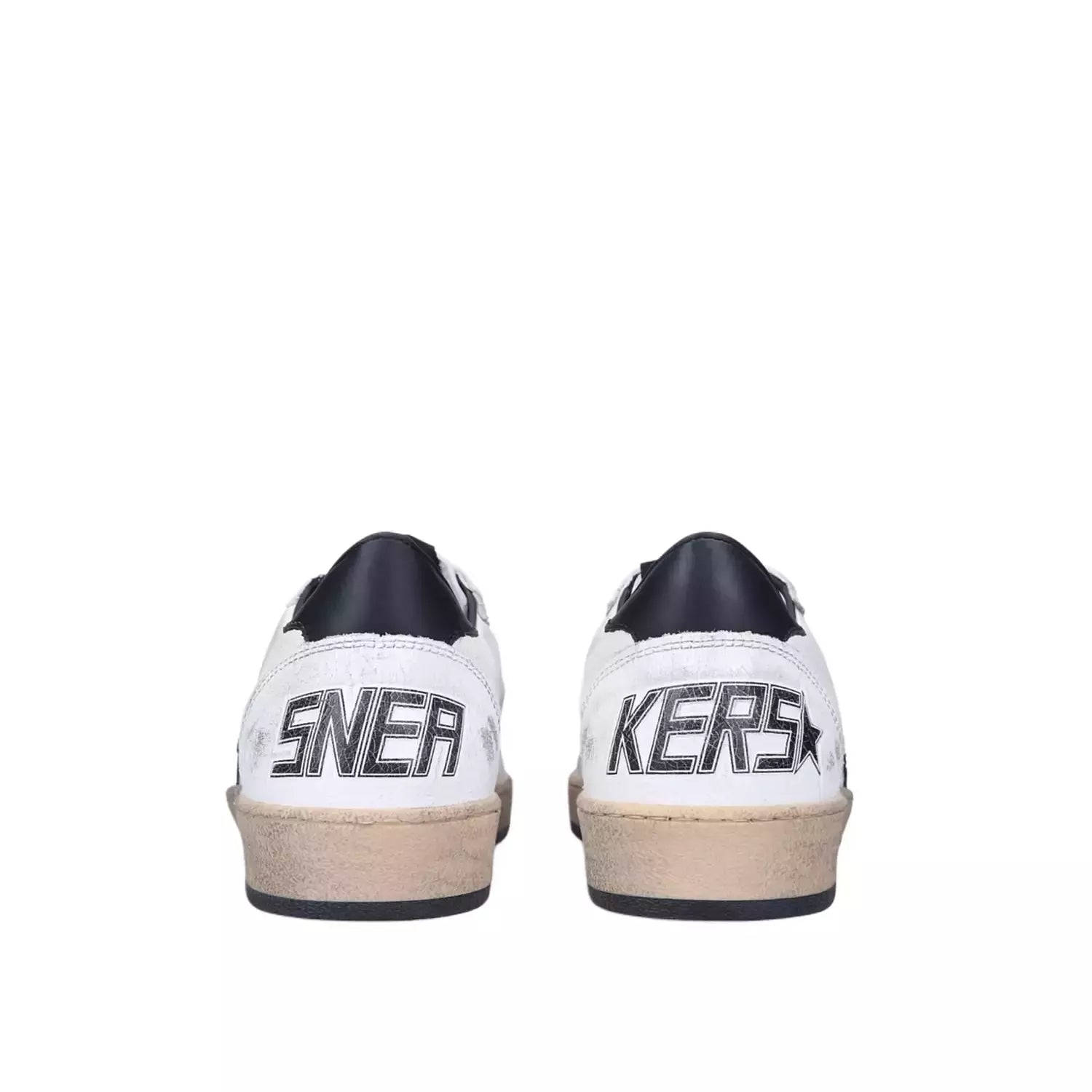 Golden goose Ball-star low - White nappa black star