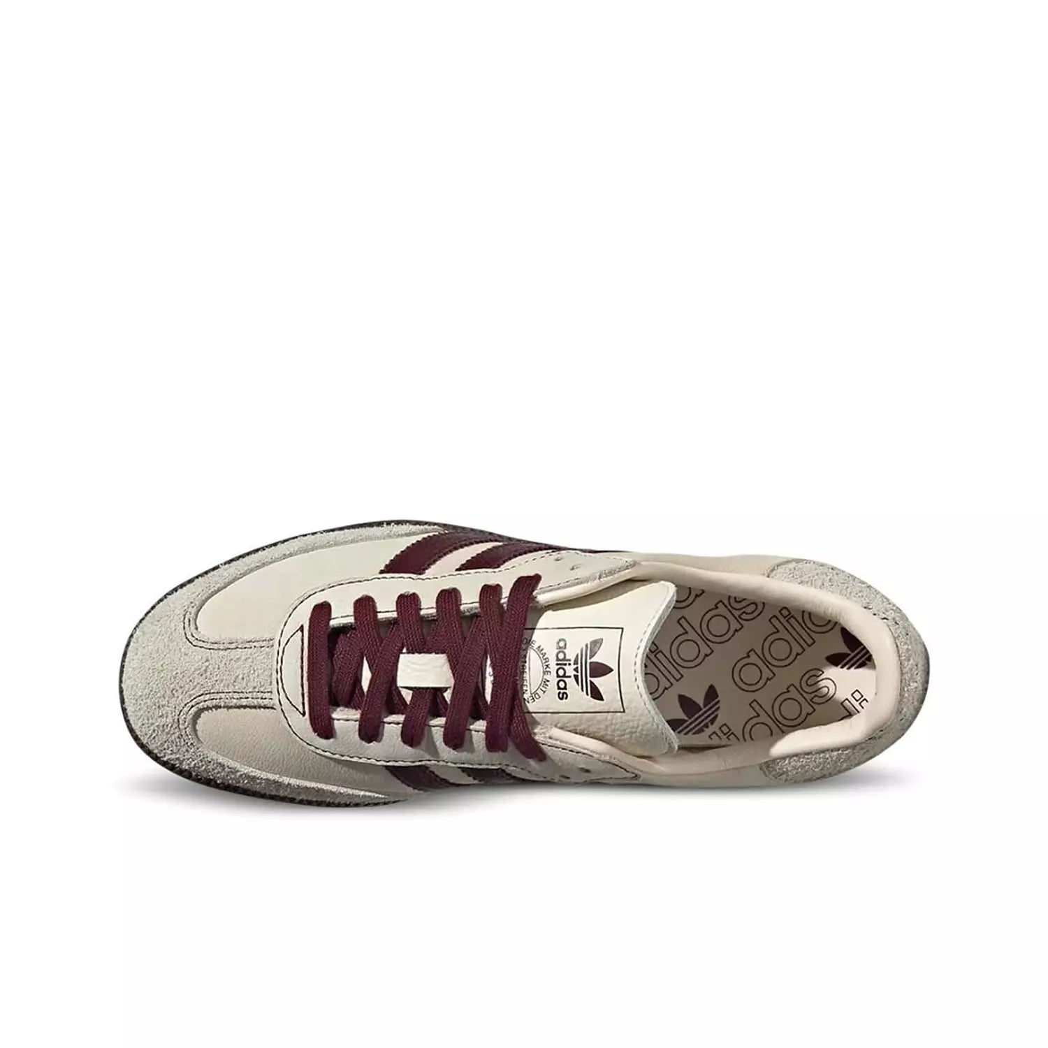 Adidas samba OG - wonder white / maroon