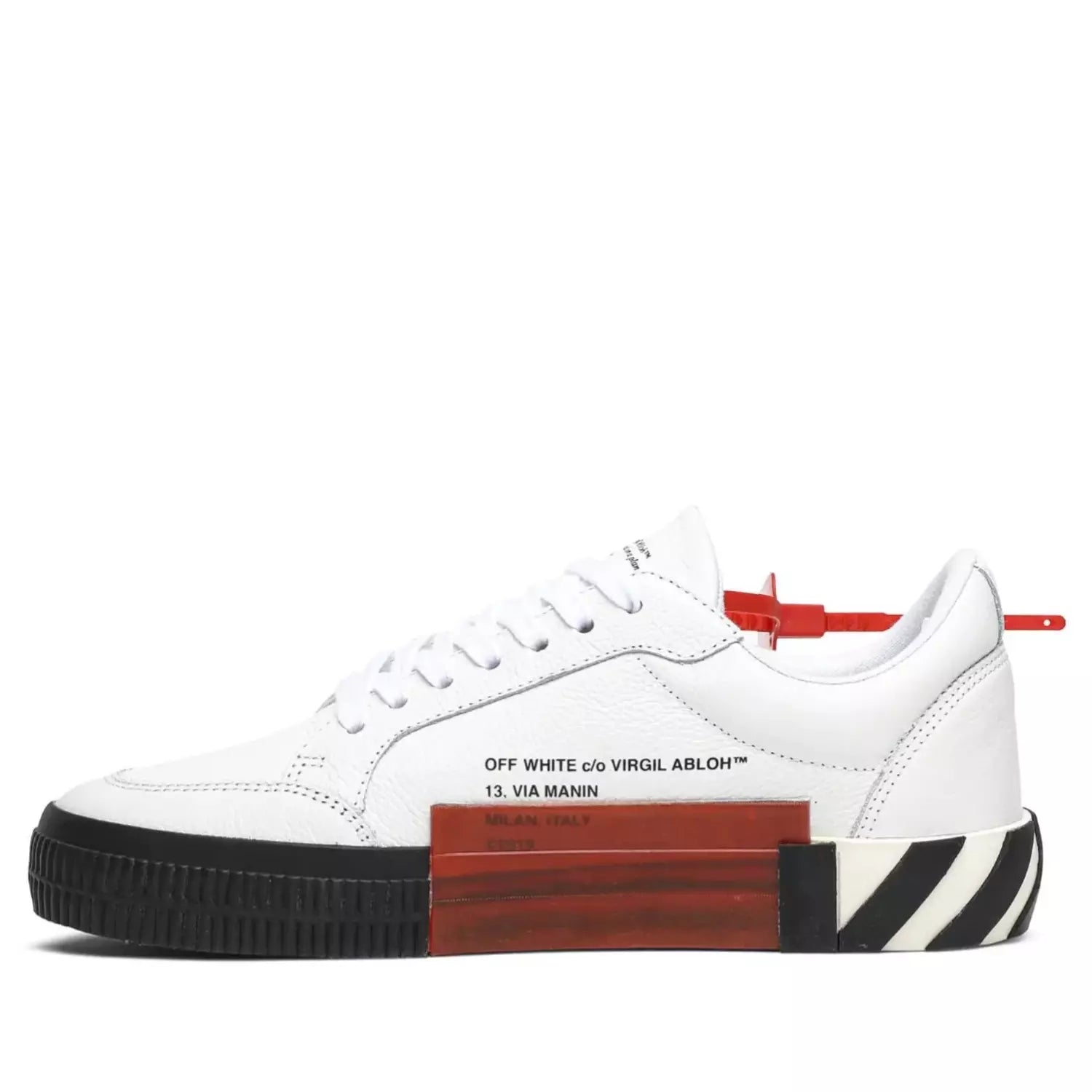 ‪ Off-White Vulcanized Low 'White Black'