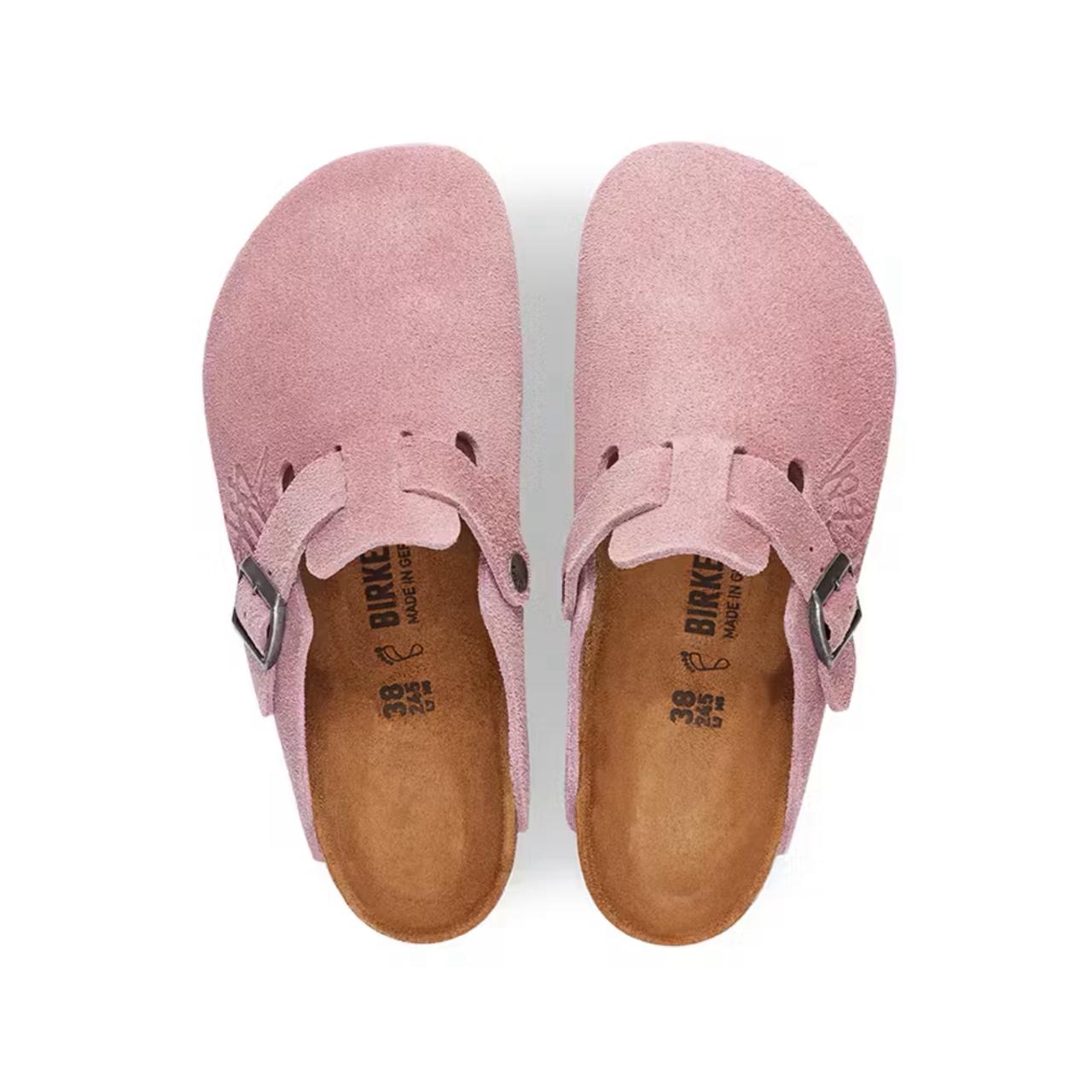 Stussy X Birkenstock Boston Bs pink