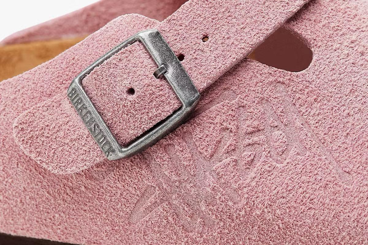 Stussy X Birkenstock Boston Bs pink