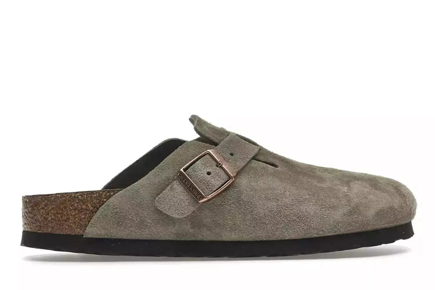 Birkenstock Boston Soft Footbed – Suede Taupe