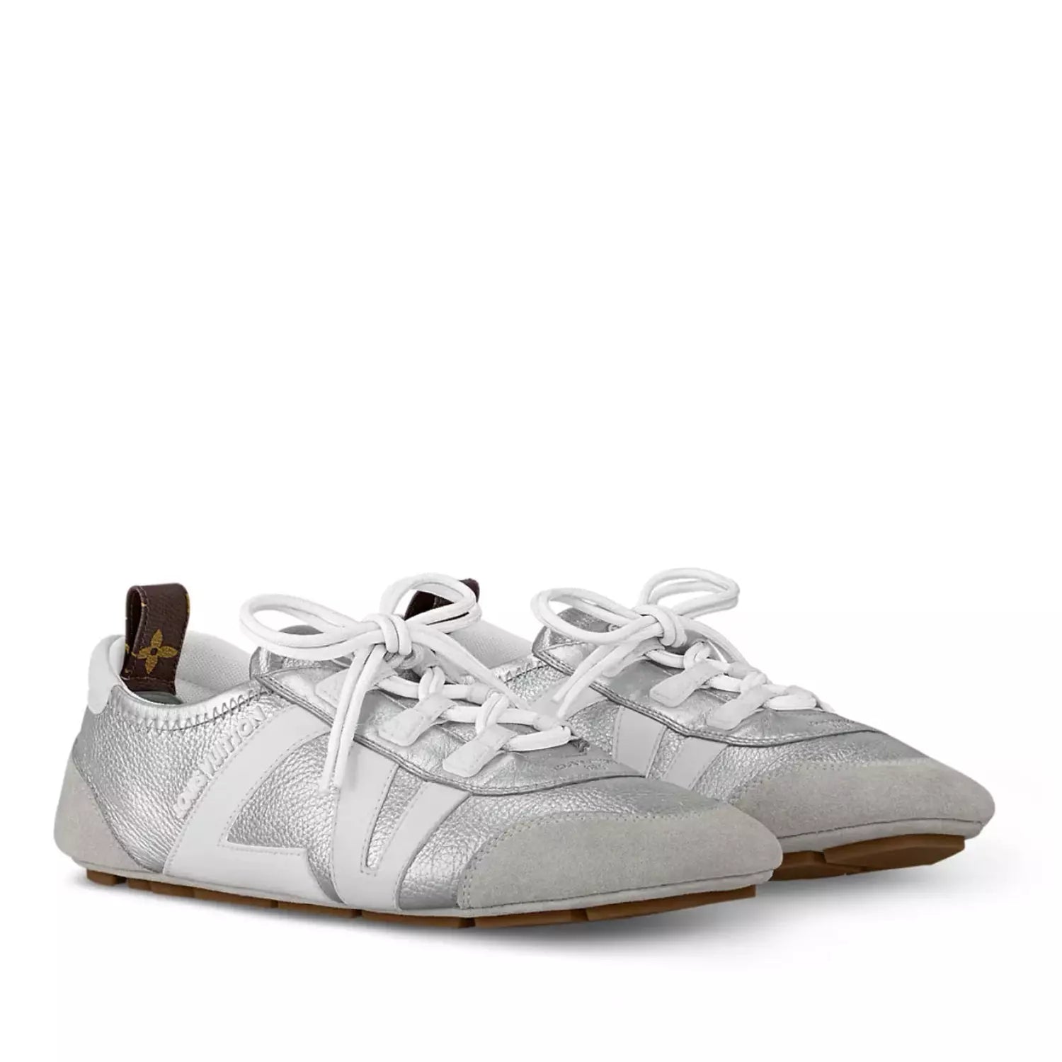 Louis Vuitton LV Sneakerina Metallic grained calf leather