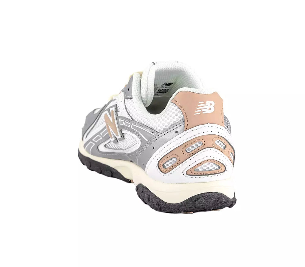 New Balance 204L Trainers Silver Metallic Off White Brown