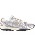 New Balance 204L Trainers Silver Metallic Off White Brown