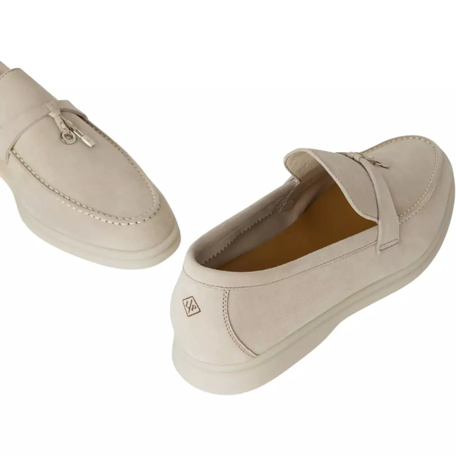 Loro piana Summer Charms Walk Loafer'Powder Pearl'