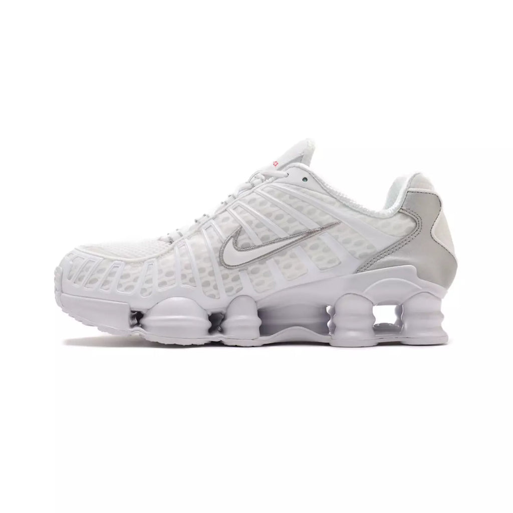 Nike Shox TL White Metallic Silver Max Orange