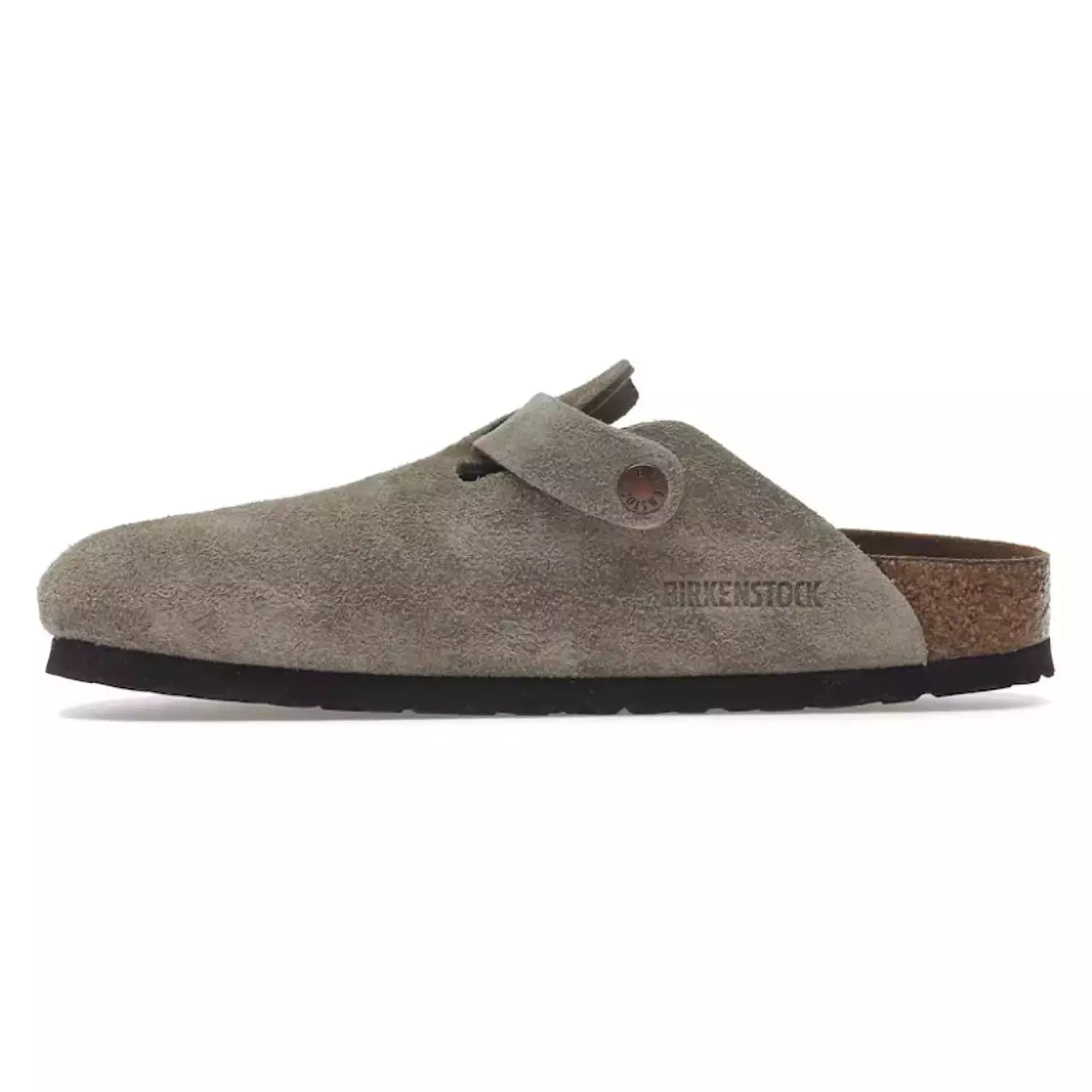 Birkenstock Boston Soft Footbed – Suede Taupe