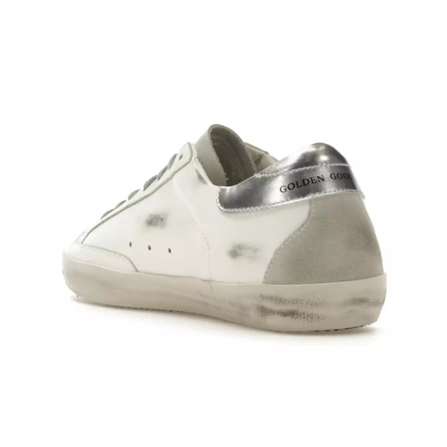 Golden Goose Super-Star – White Silver