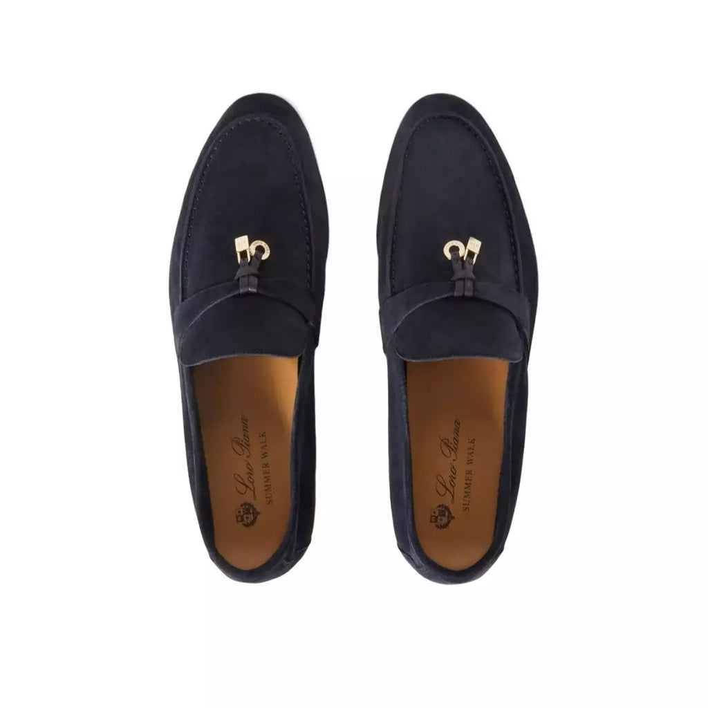 Loro piana Summer Charms Walk Loafer Color : Argo Blue Melange