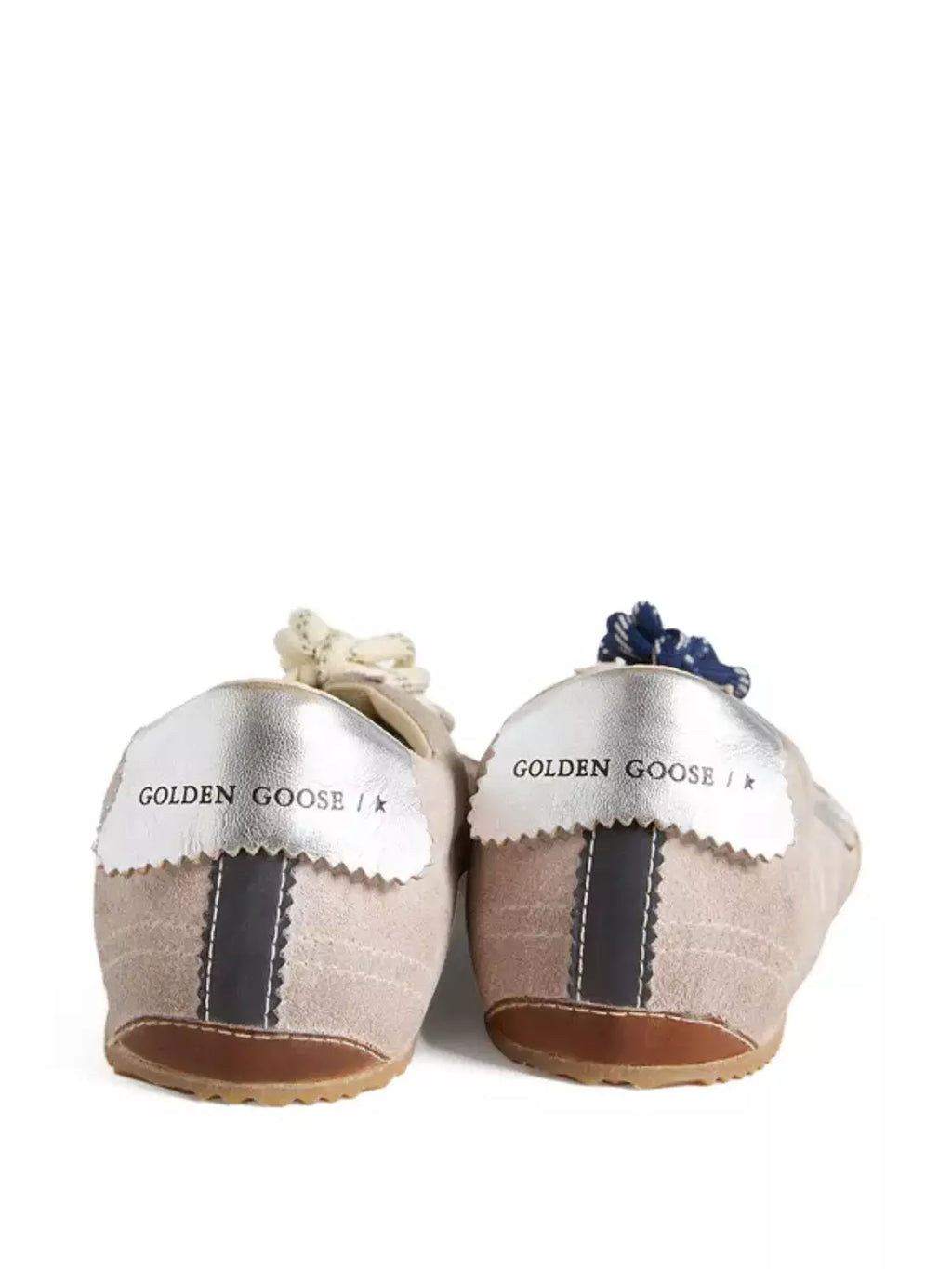 Women's True-Star in pastel pink suede with silver star and heel tab