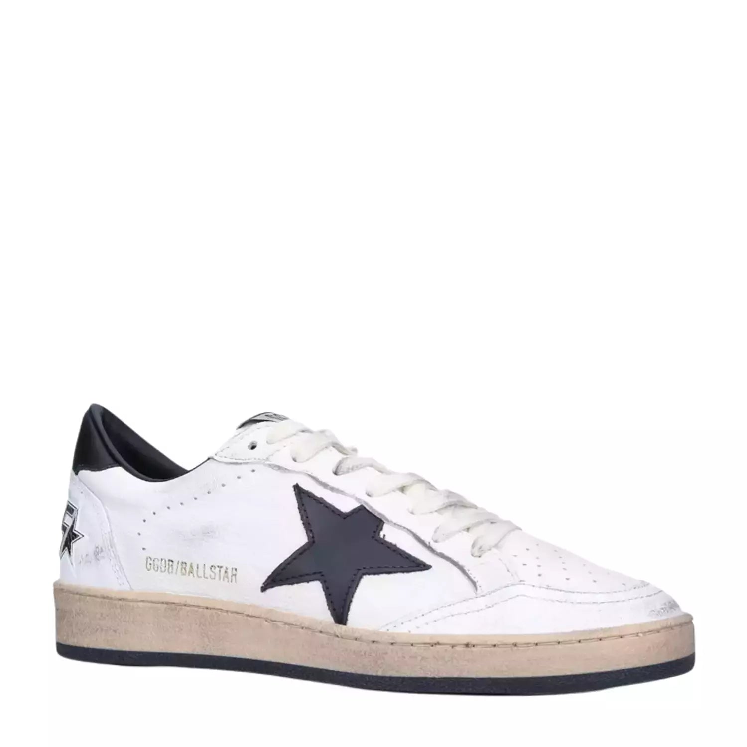 Golden goose Ball-star low - White nappa black star