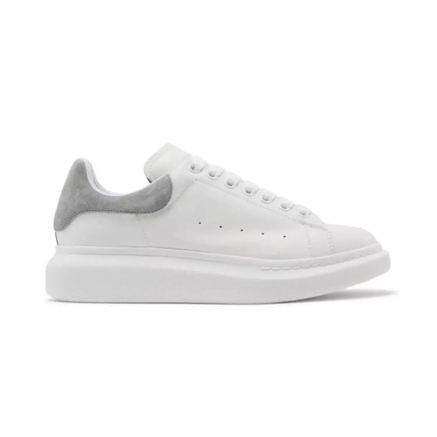 Alexander McQueen Oversized 'White Grey Suede'