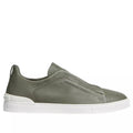 Zegna Triple Stitch Suede Sneakers