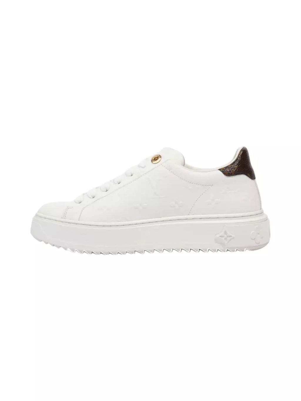 Louis Vuitton Time Out Sneakers White / Monogram Leather