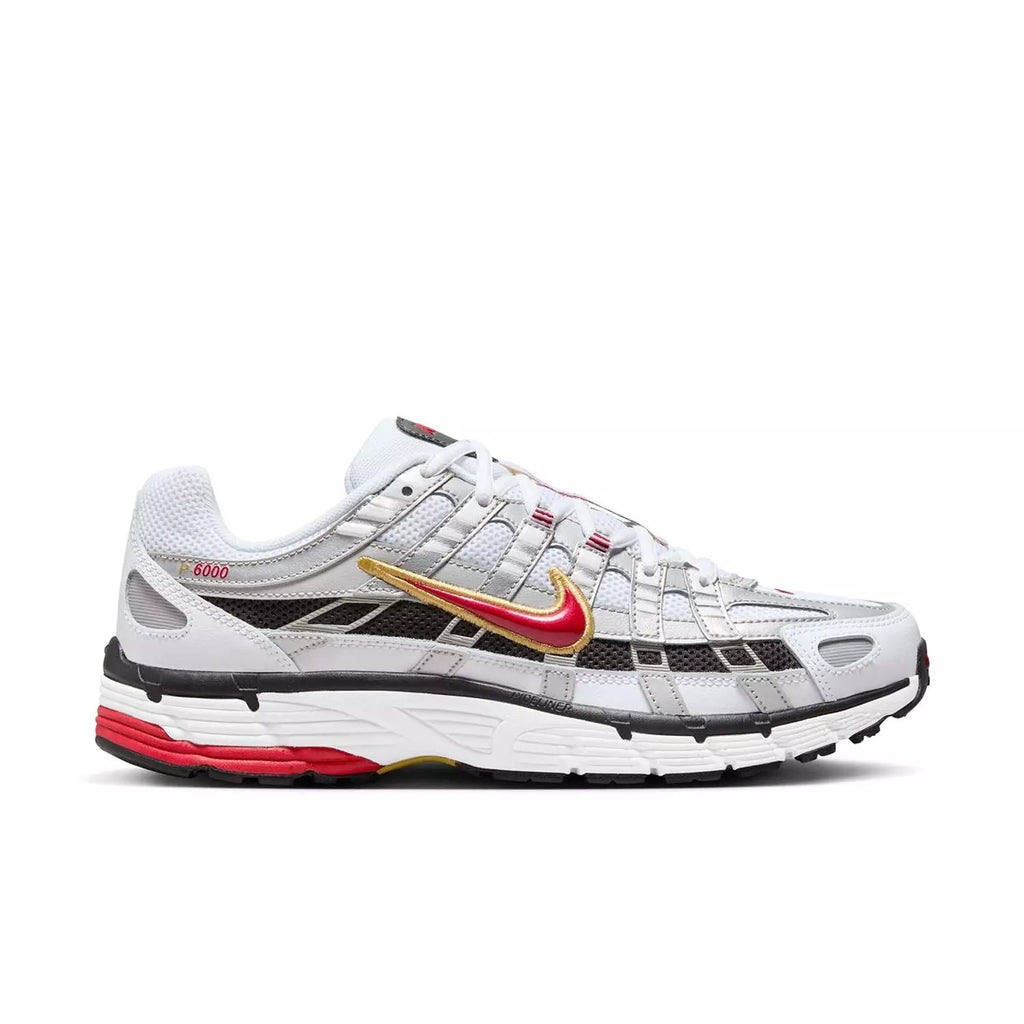 Nike p-6000 - platinum varsity red