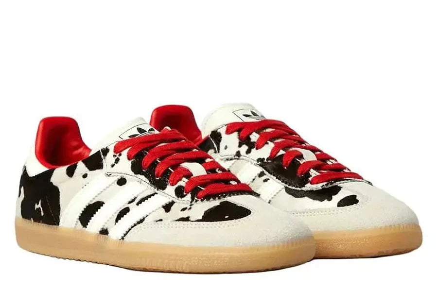 Adidas Samba RED Cow Print