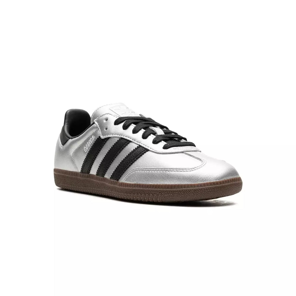 adidas Samba OG Silver Metallic/Black/Gum