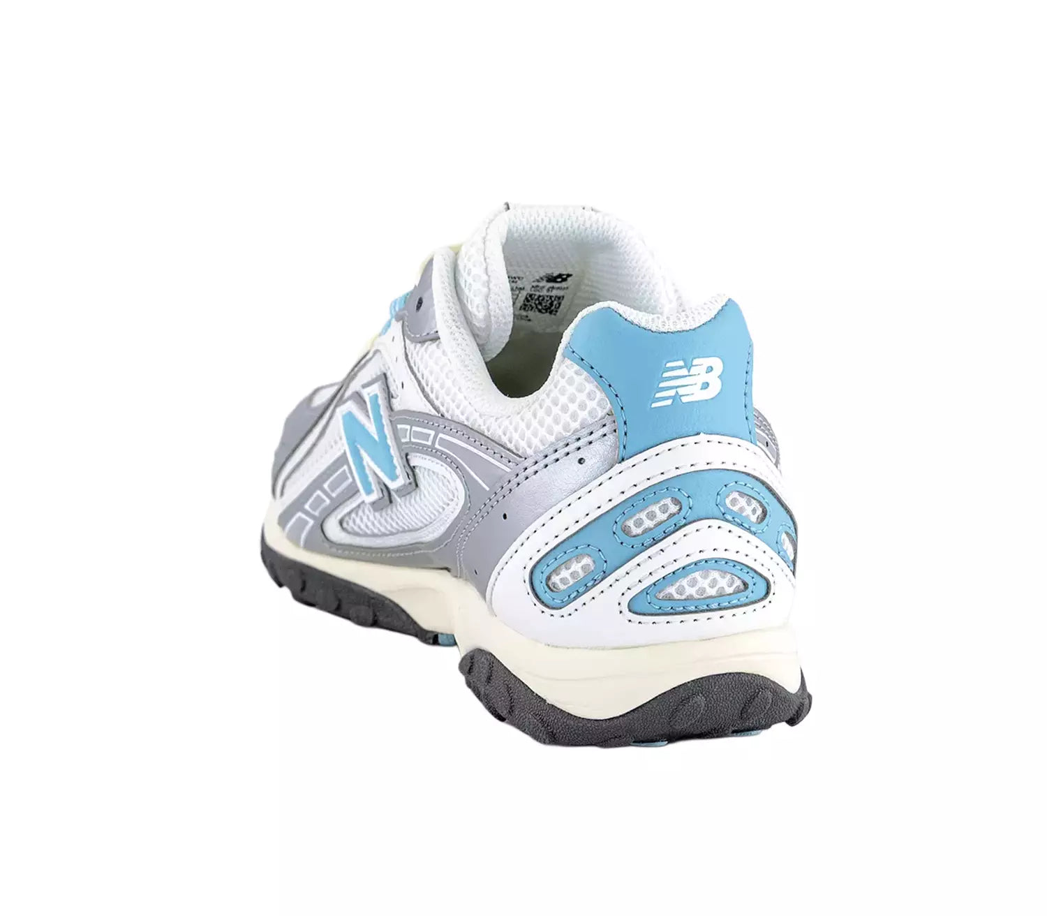 New Balance 204L Trainers Silver Metallic Off White Blue