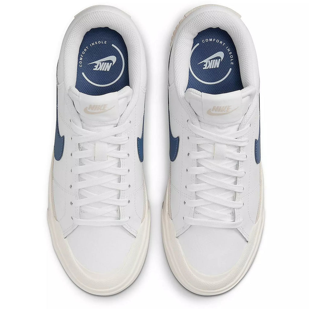 Nike Court Legacy Lift Platform - White/Blue