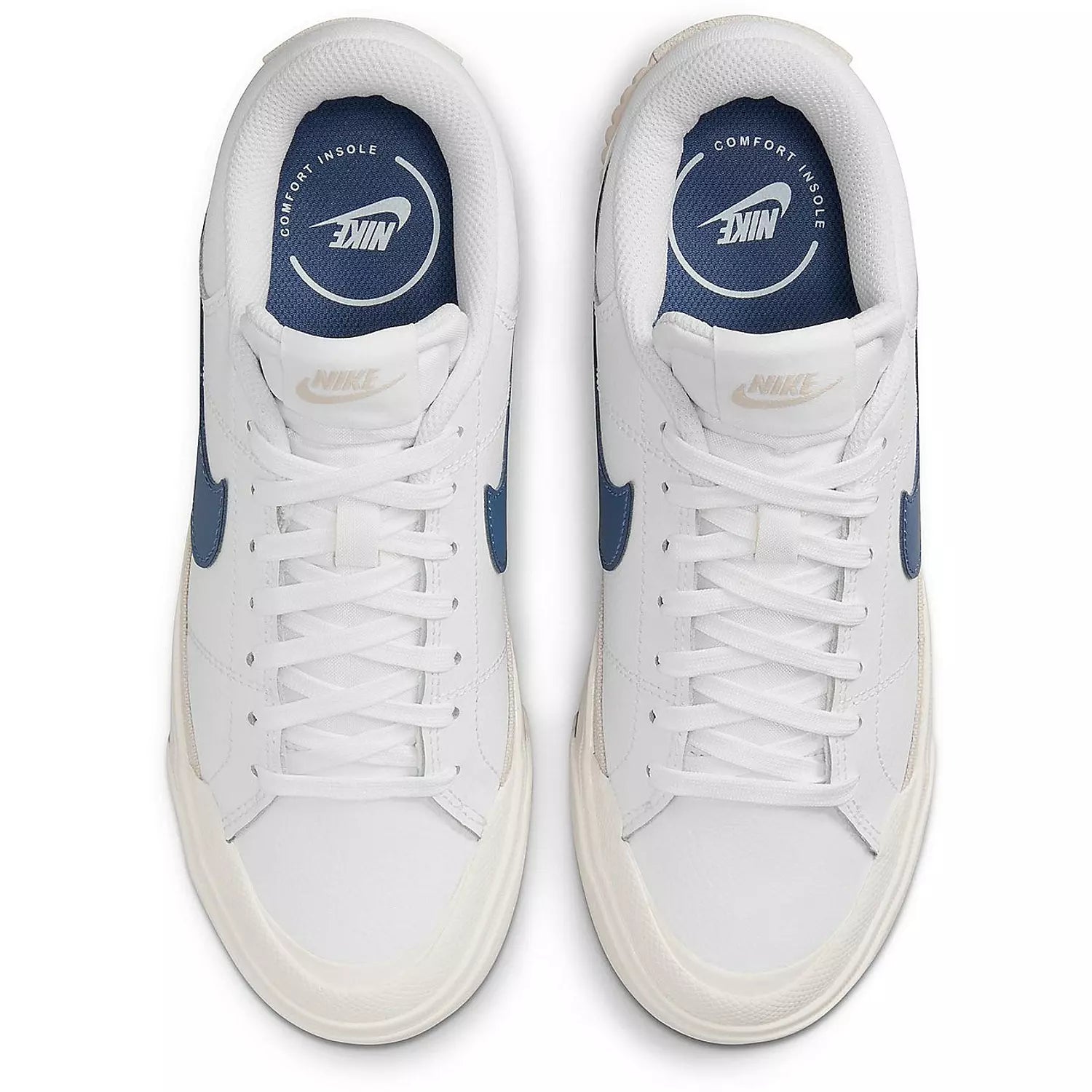 Nike Court Legacy Lift Platform - White/Blue