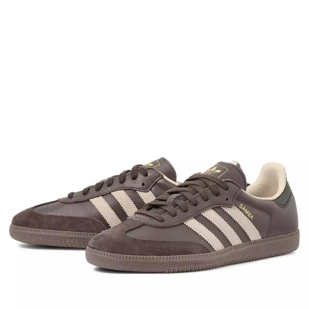 Adidas Samba OG Dark Brown Beige Gum