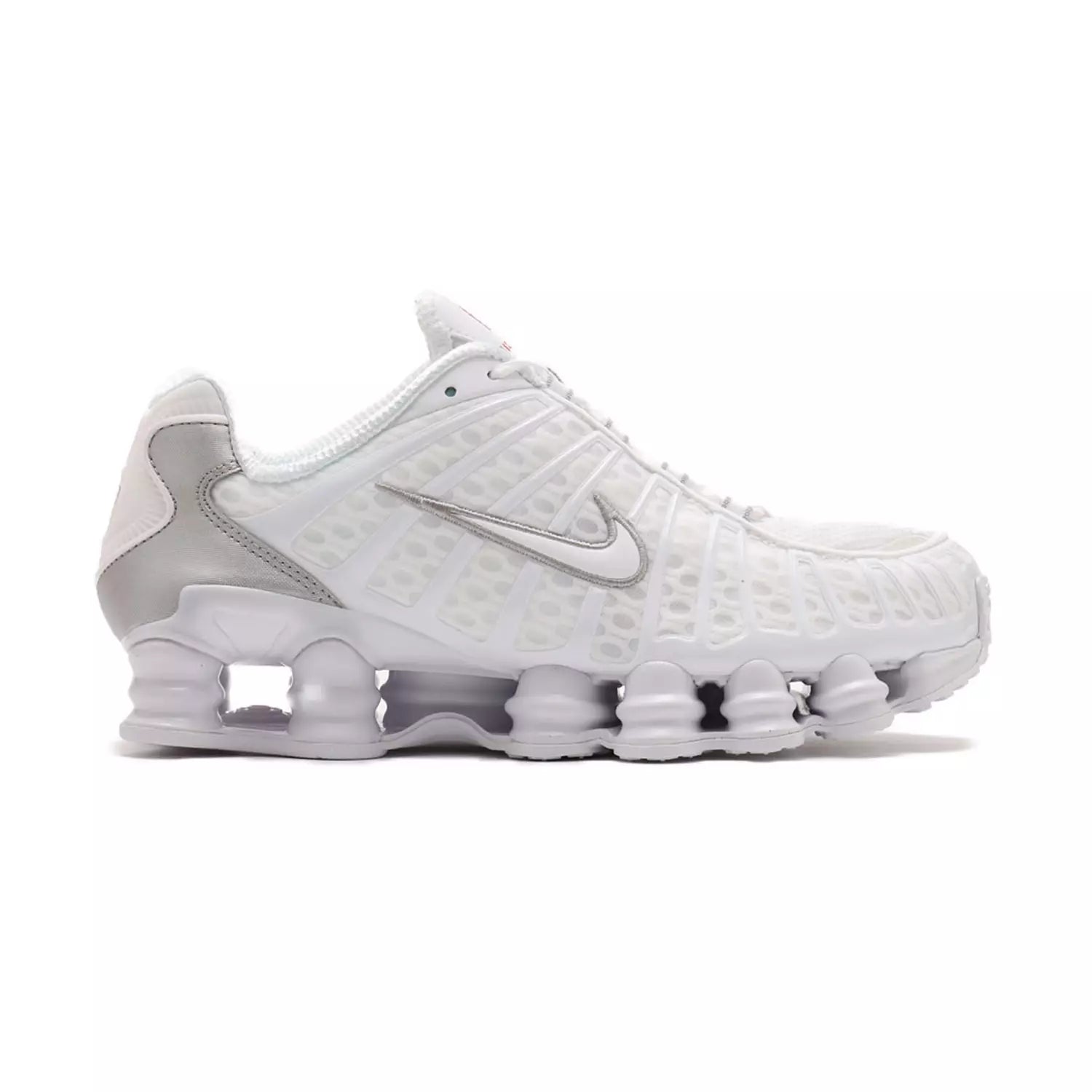 Nike Shox TL White Metallic Silver Max Orange