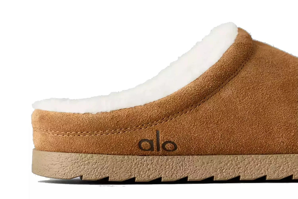 Slipper Alo Yoga Recovery Saddle/Ivory Bege