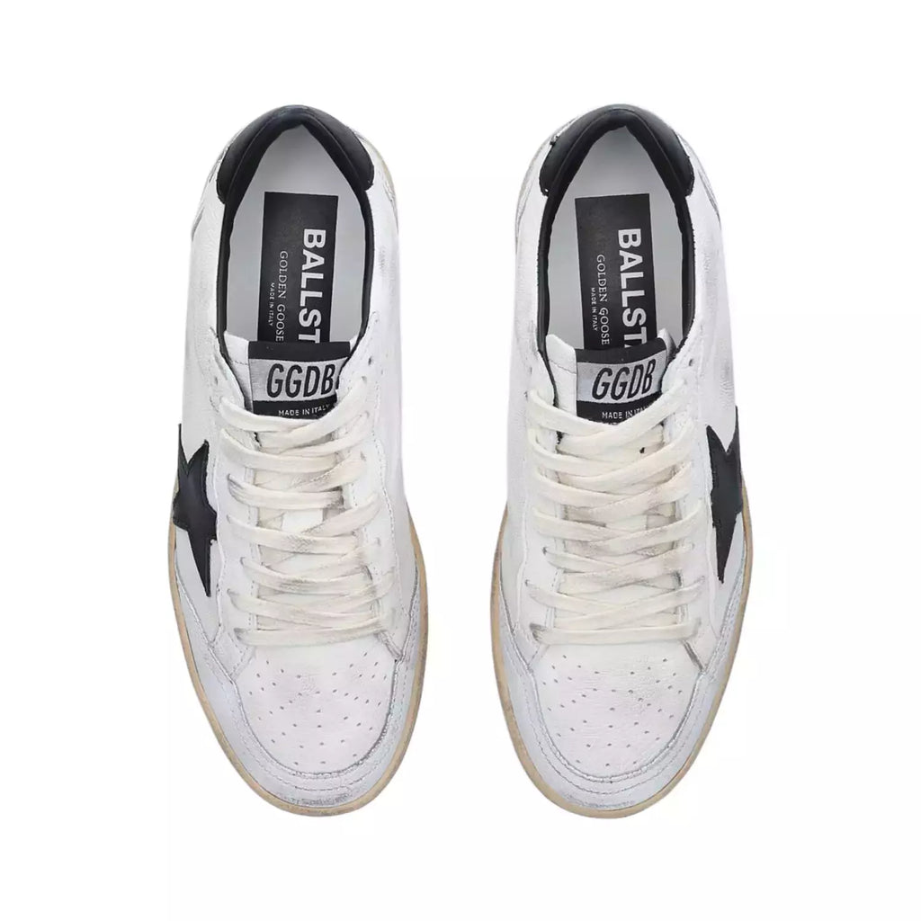 Golden goose Ball-star low - White nappa black star