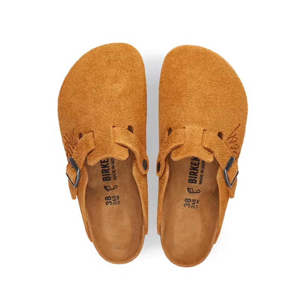 Stussy X Birkenstock boston Bs mink