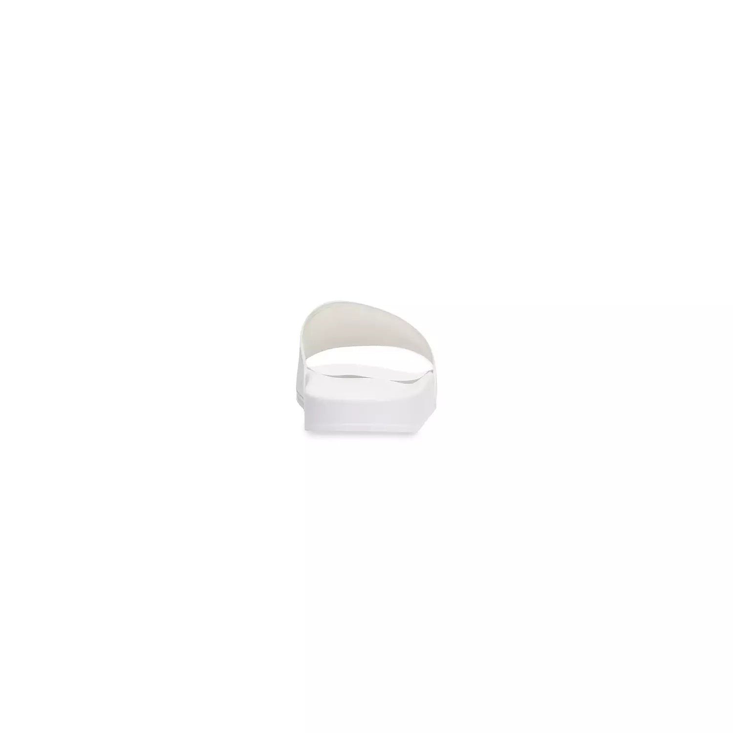 Balenciaga Pool Slide Sandal in white smooth rubber