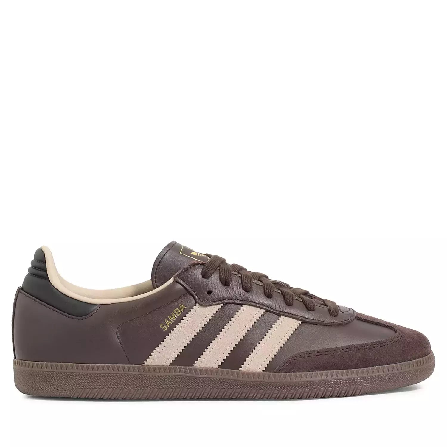 Adidas Samba OG Dark Brown Beige Gum