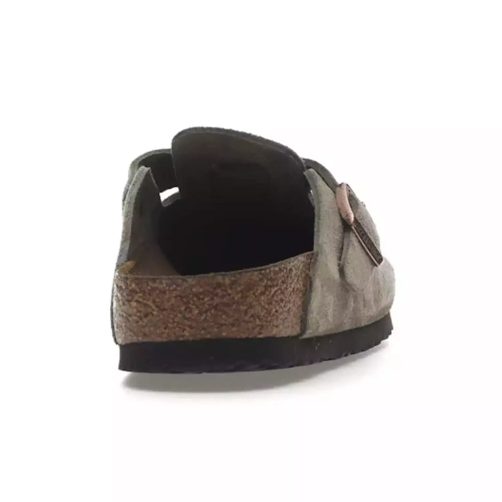 Birkenstock Boston Soft Footbed – Suede Taupe