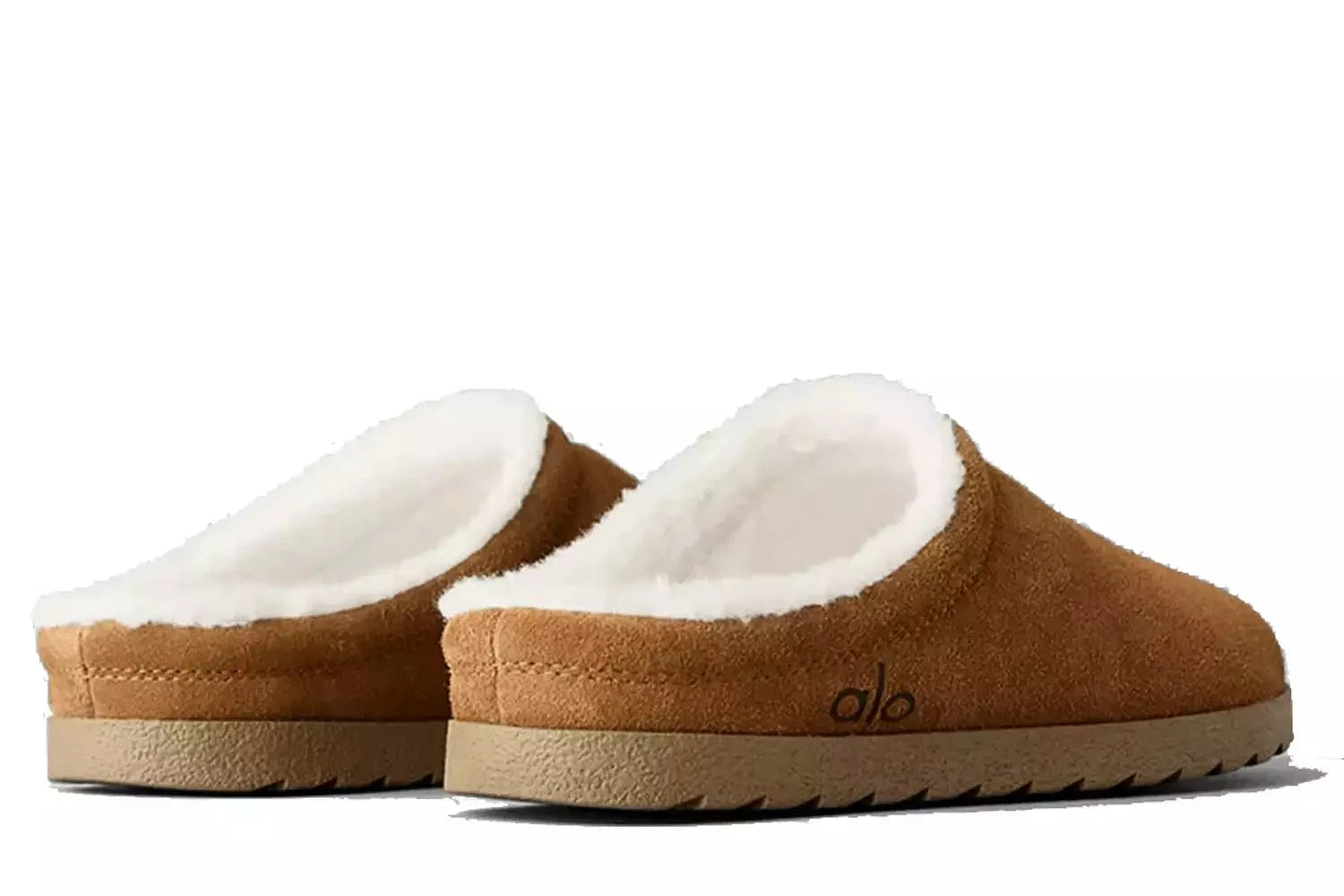 Slipper Alo Yoga Recovery Saddle/Ivory Bege