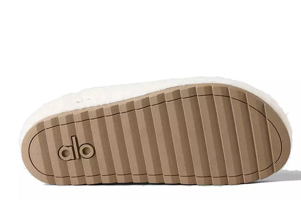 Slipper Alo Yoga Recovery Ivory Off White