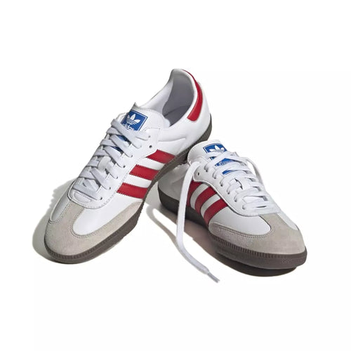 adidas Samba OG - White Better Scarlet
