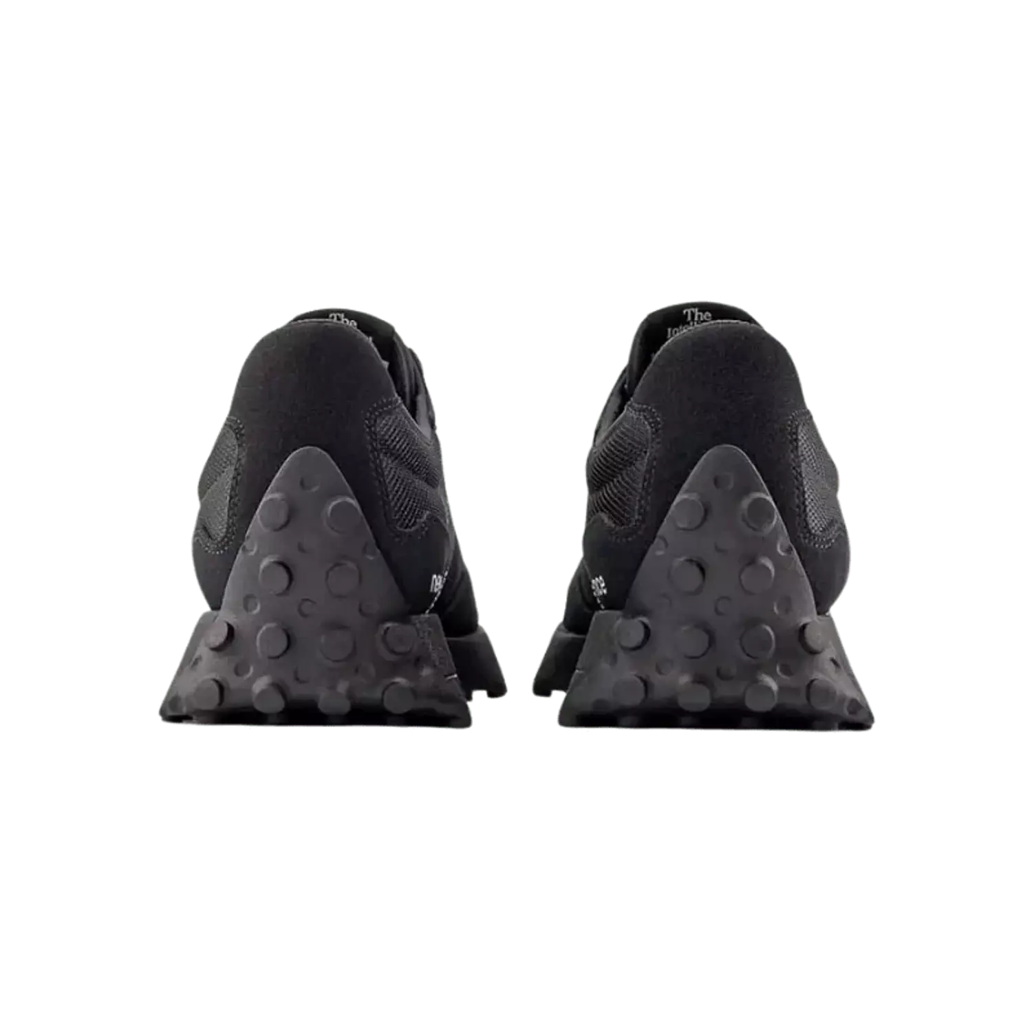 New Balance 327 - Black White Tongue Logo