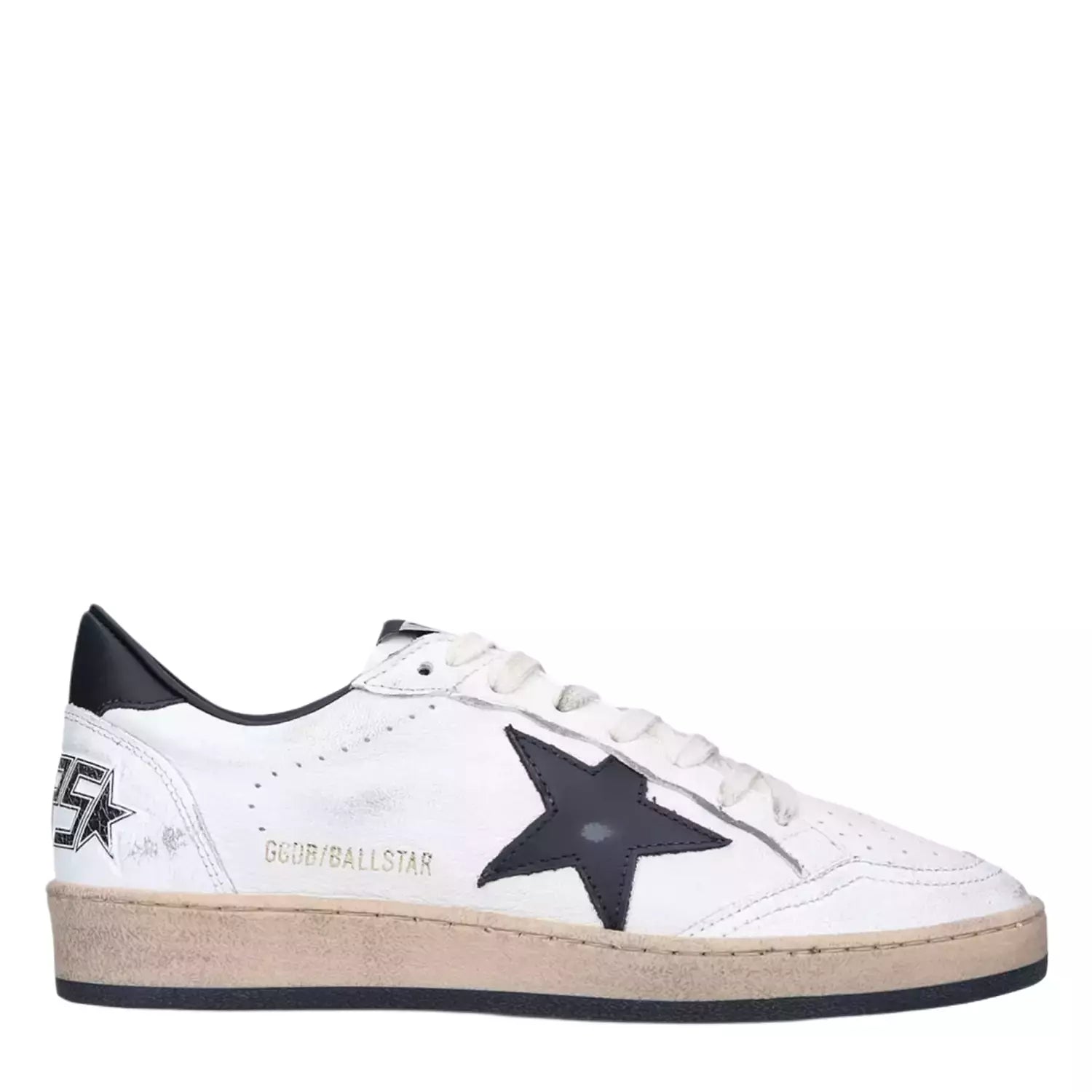 Golden goose Ball-star low - White nappa black star