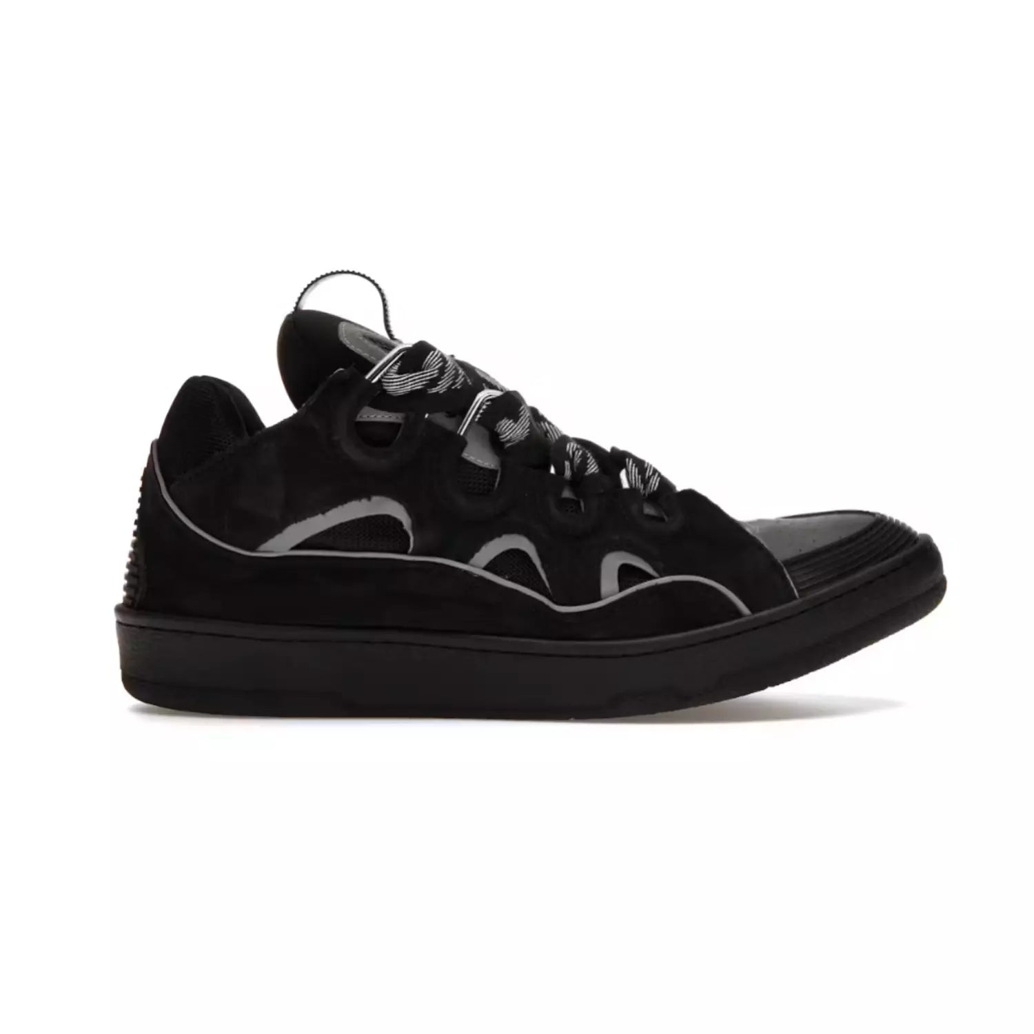 Lanvin Curb Sneaker - Black Gray