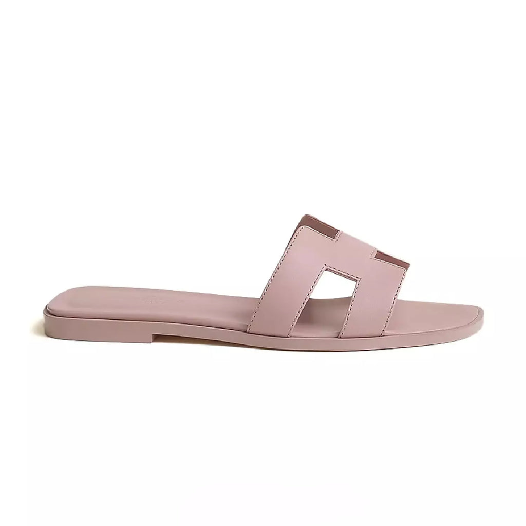 Hermes Oran Sandal Rose cancan