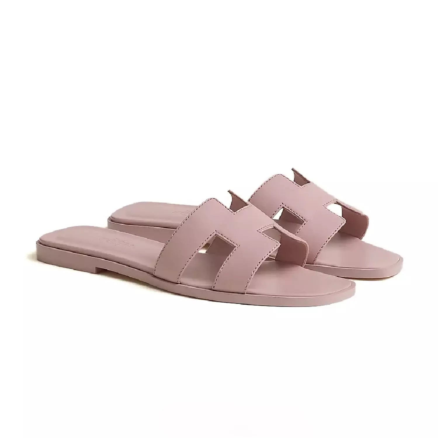 Hermes Oran Sandal Rose cancan