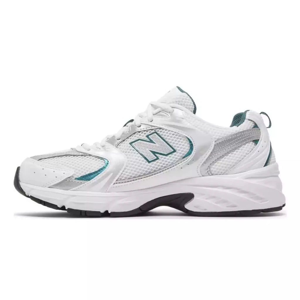 New Balance 530 White Silver Green
