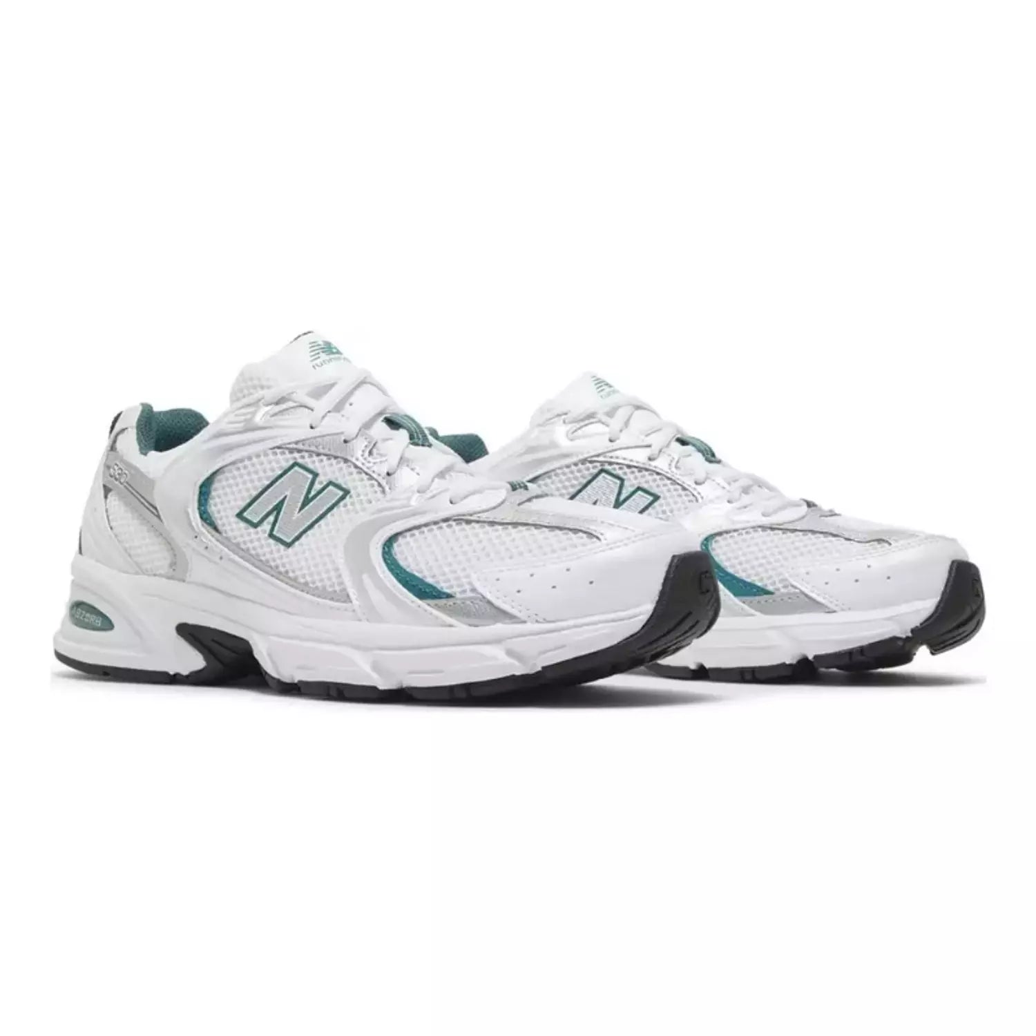 New Balance 530 White Silver Green
