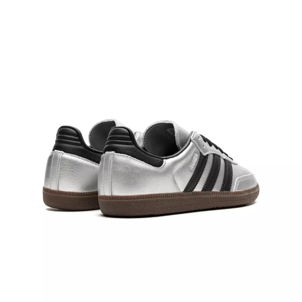 adidas Samba OG Silver Metallic/Black/Gum