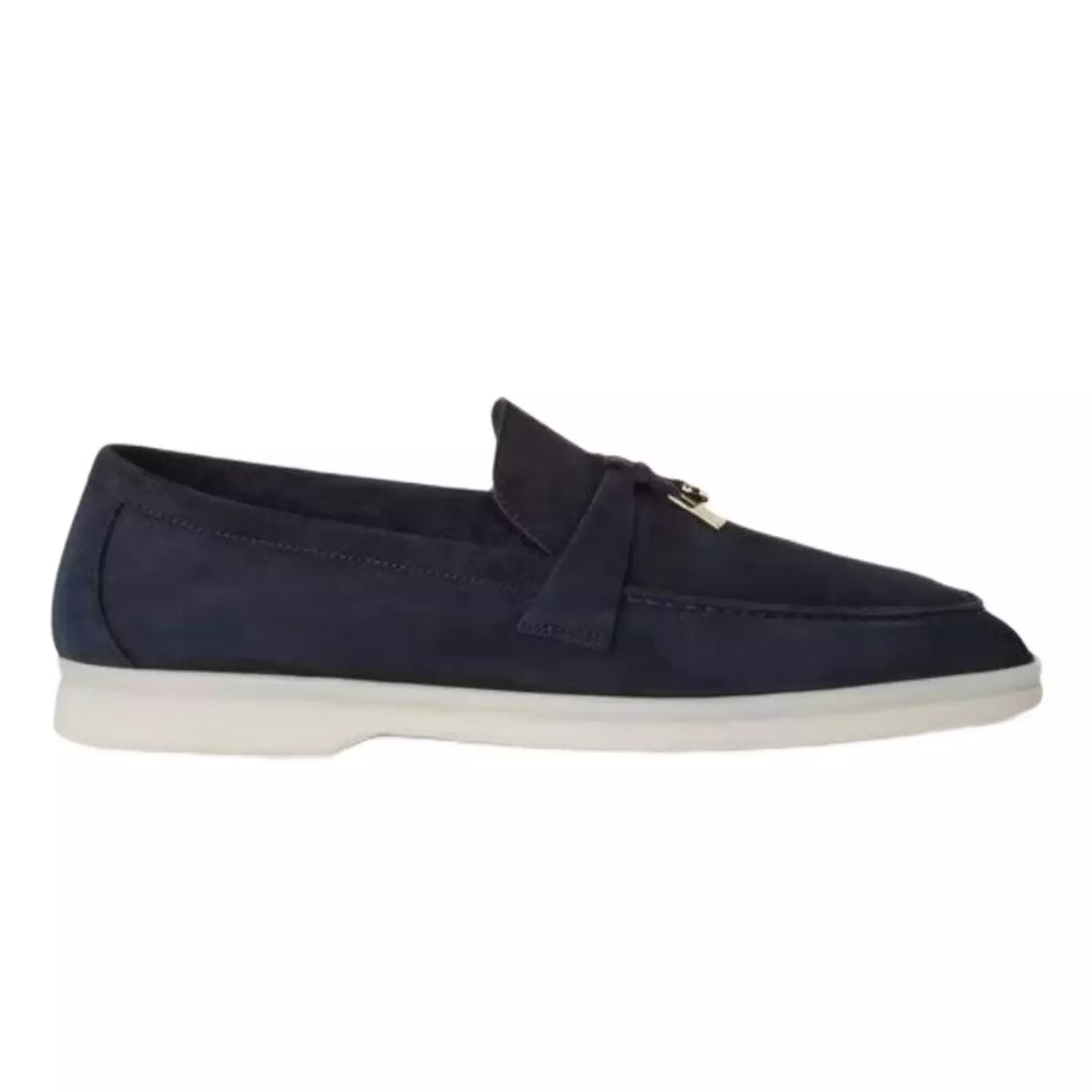 Loro piana Summer Charms Walk Loafer Color : Argo Blue Melange
