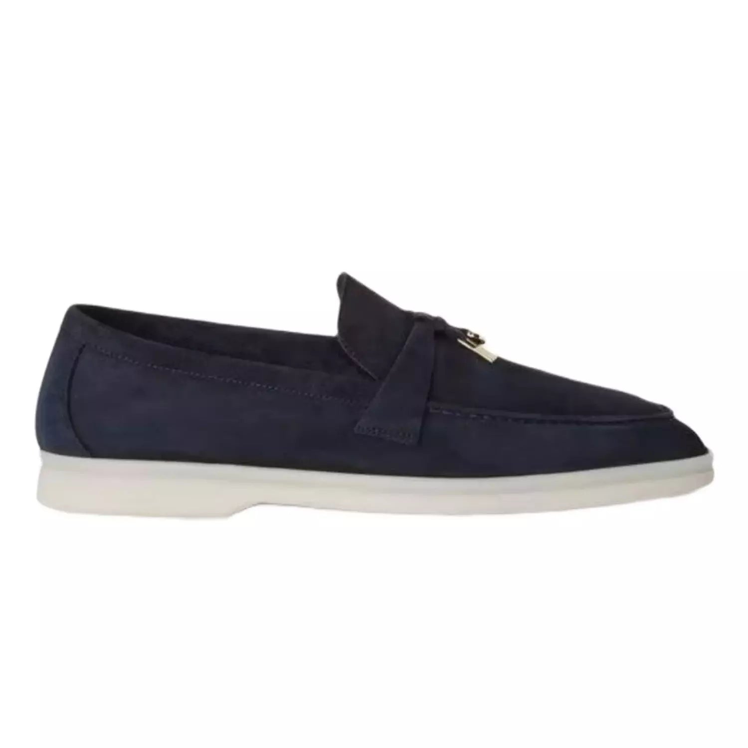 Loro piana Summer Charms Walk Loafer Color : Argo Blue Melange