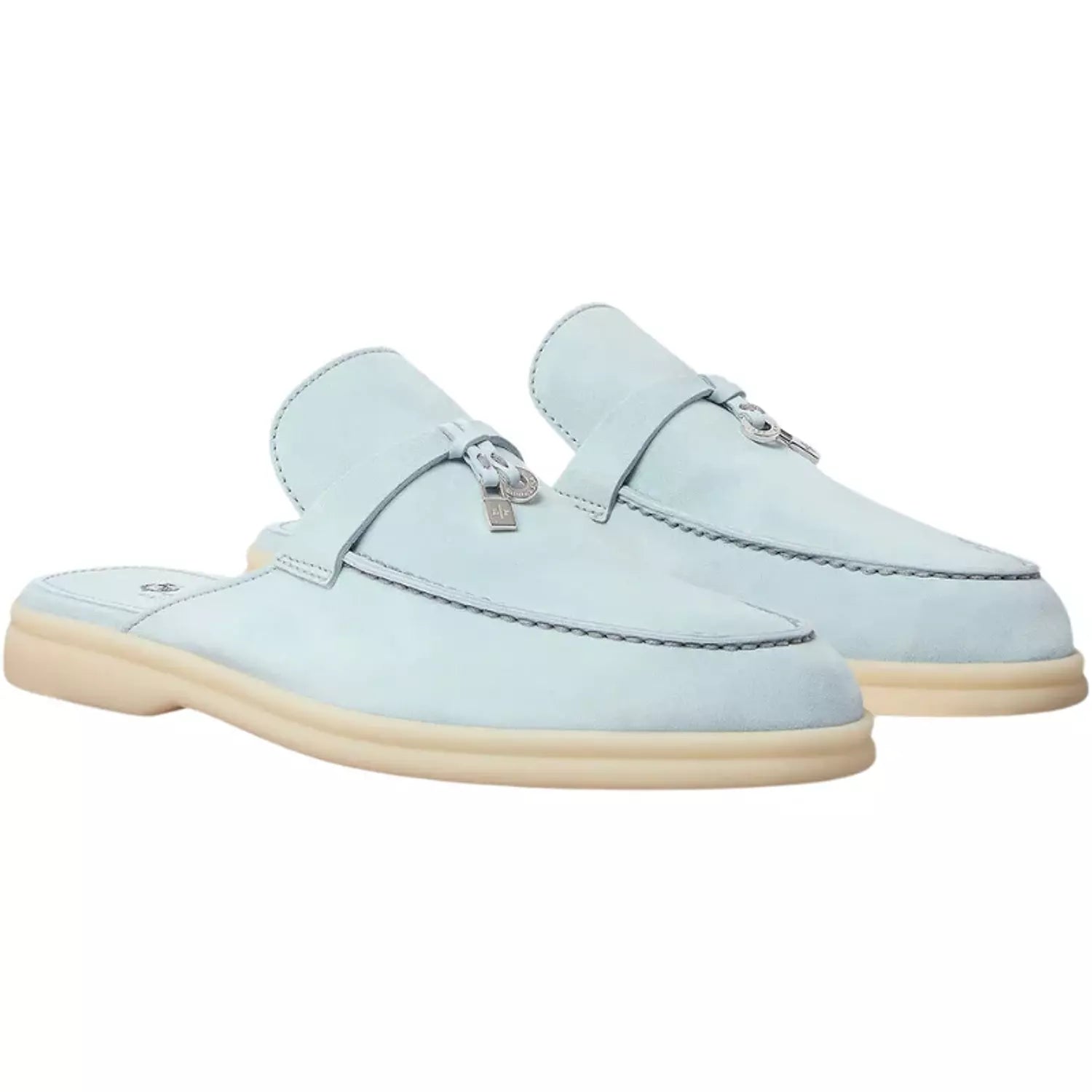 Loro piana Babouche Charms Walk Loafer'Spring Waterfall Melange (60BJ